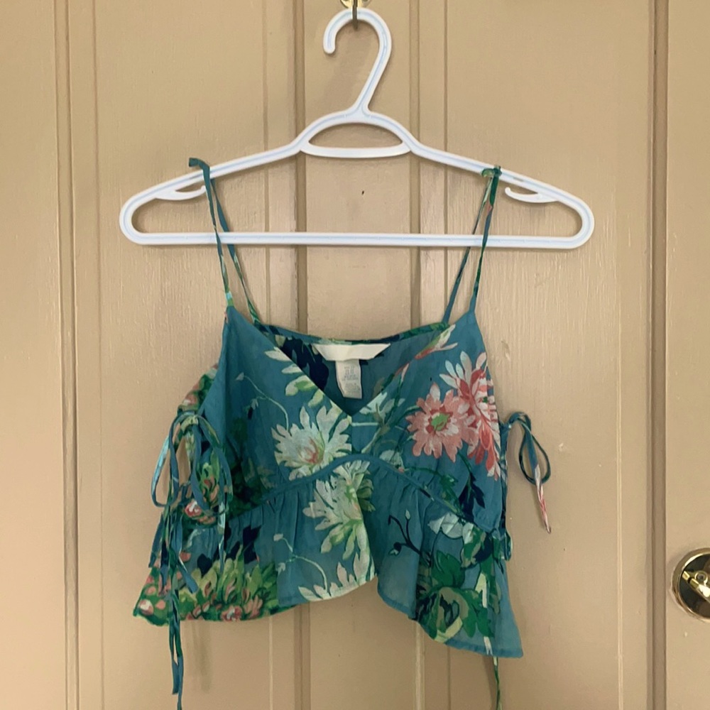 Floral tank top.